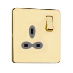 Slimline Screwless 1G Light Switch