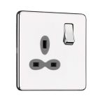 Slimline Screwless 1G Light Switch