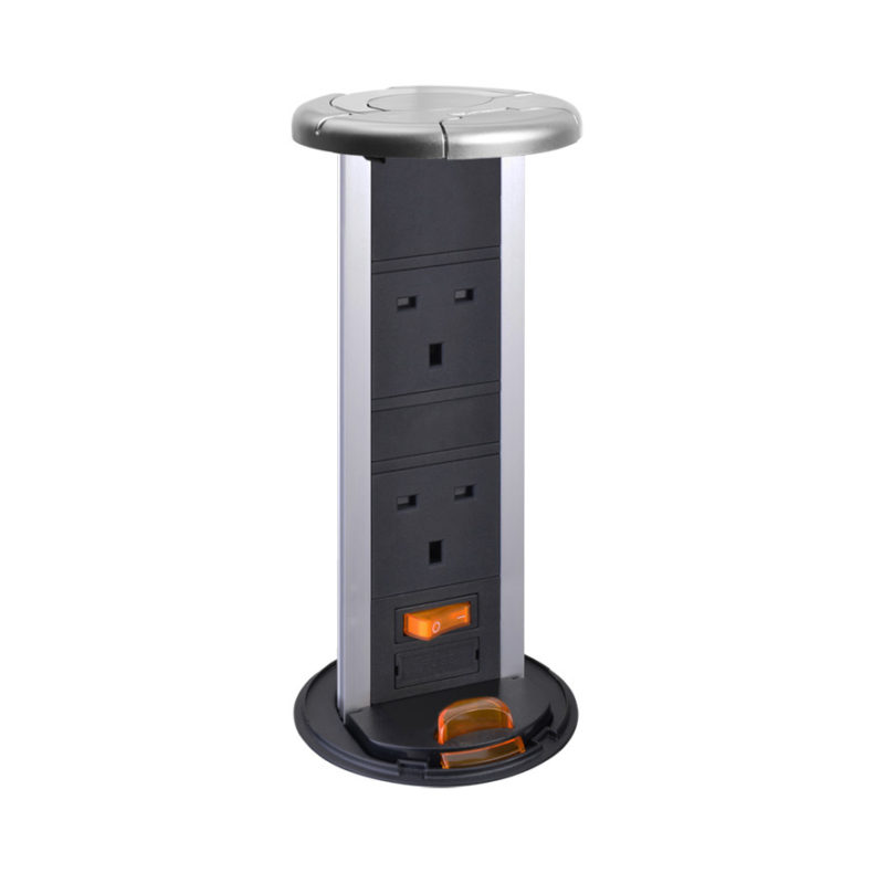 Waterproof – Pop up socket with 2 Socket
