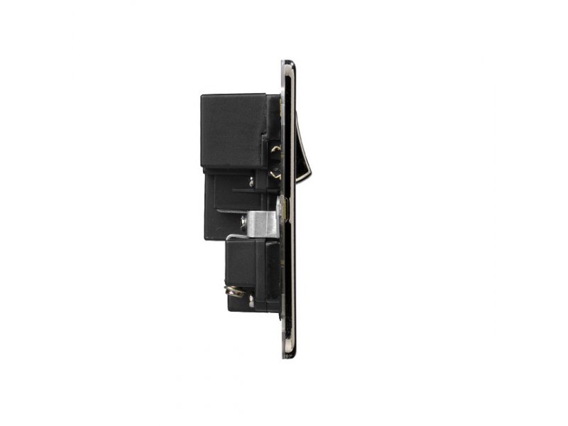 Slimline Screwless 2G Socket with Dual USB Charger (4A – Type A + Type A Quick charge)