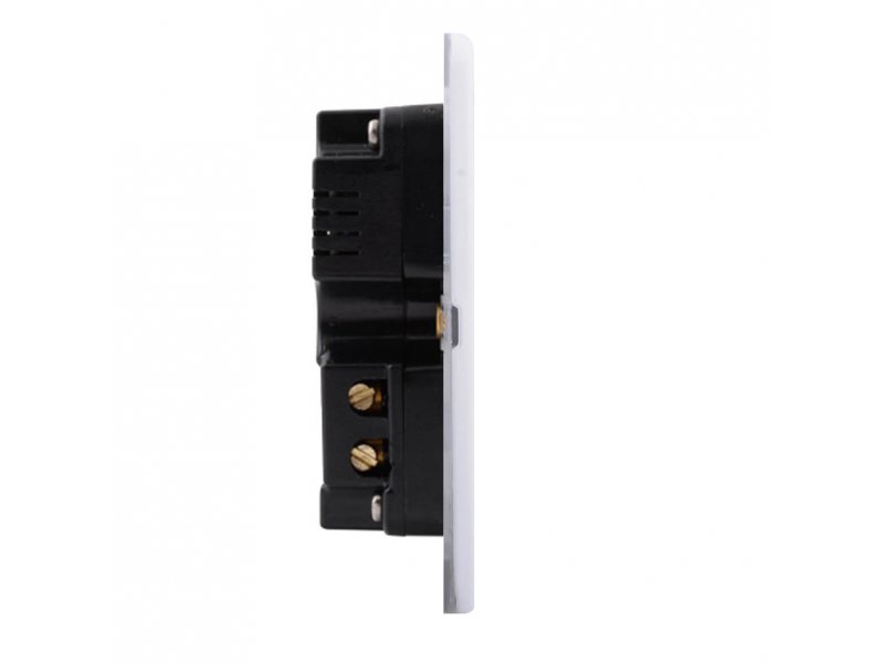 Slimline Screwless USB Socket Outlet with Quad USB Charger (5.1A)