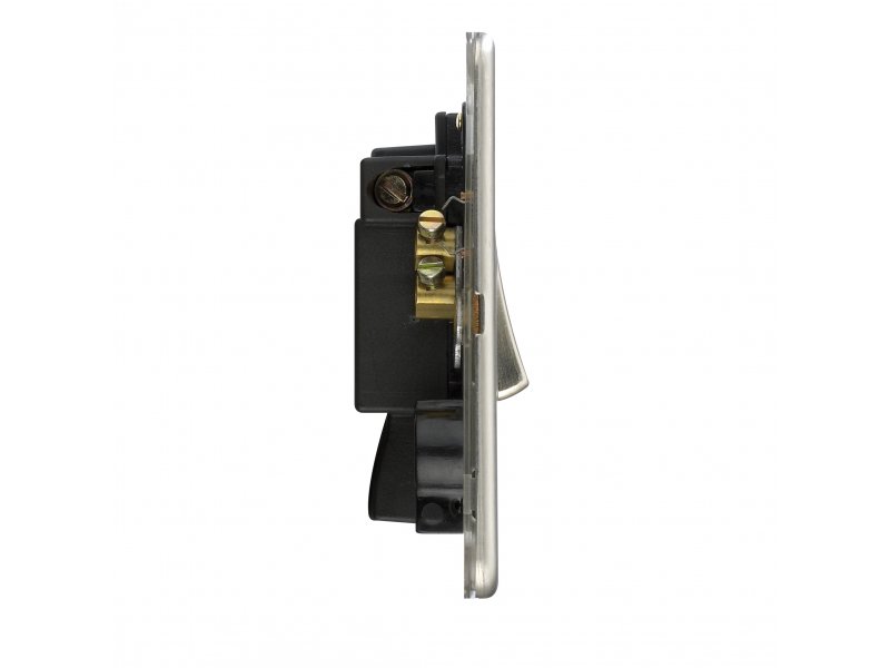 Slimline Screwless 13A Switched Fused Spur
