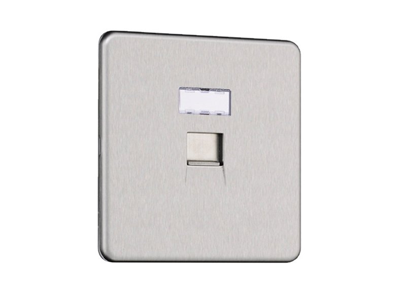 Slimline Screwless 1G RJ45 Computer Socket