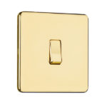 Slimline Screwless 1G Light Switch