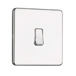 Slimline Screwless 1G Light Switch