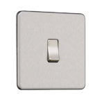 Slimline Screwless 1G Light Switch