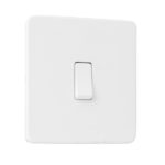 Slimline Screwless 1G Light Switch