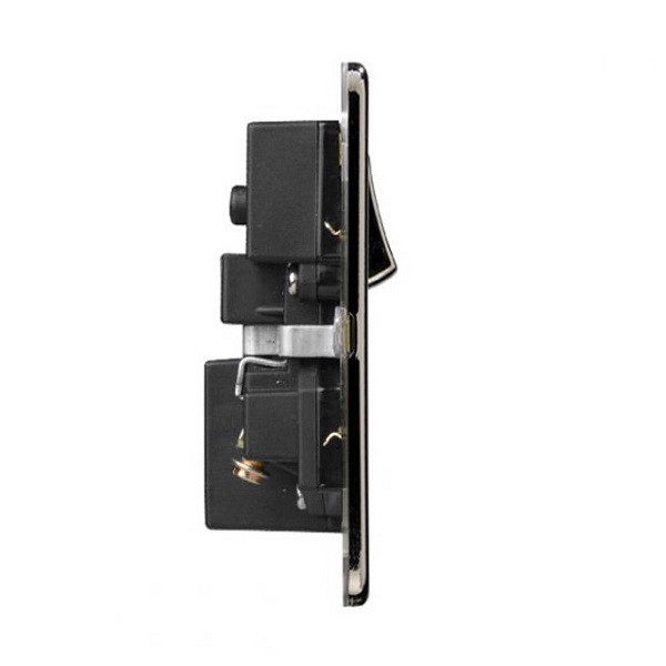 Slimline Screwless 13A 2G Socket with USB 2400mA & charging indicator
