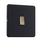 Slimline Screwless 1G Light Switch