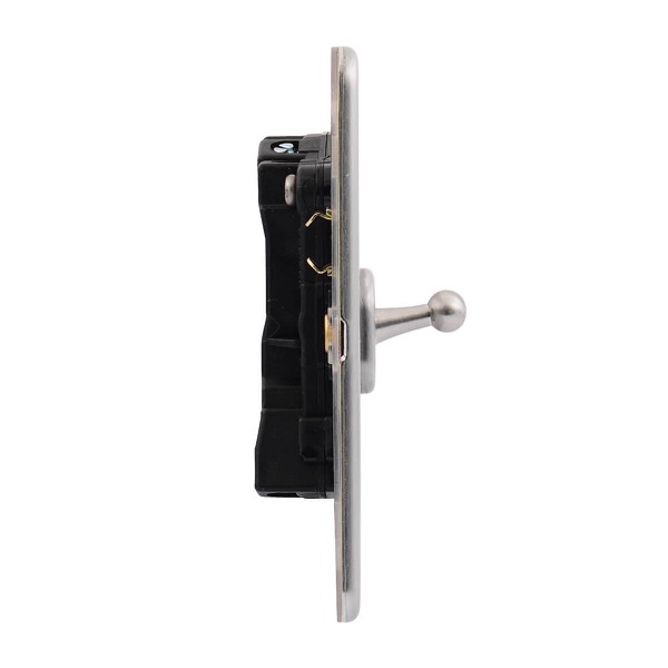 Slimline Screwless 1 Gang 20A Toggle Switch